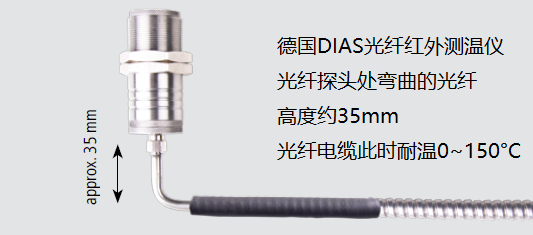 德国DIAS光纤红外测温仪的弯曲型光纤电缆