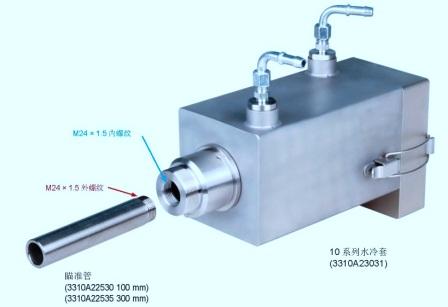 德国DIAS10系列红外测温仪用水冷套和瞄准管组合