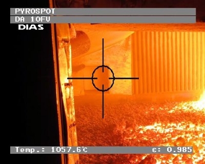 潍坊DA10F, DA10FV , 透过火焰测温的红外测温仪, 200-2500°C