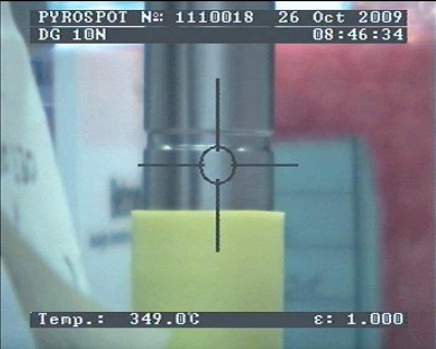带视频瞄准的10、54、55、56系列红外测温仪 , 型号后面加V